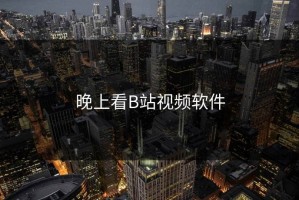 晚上看B站视频软件